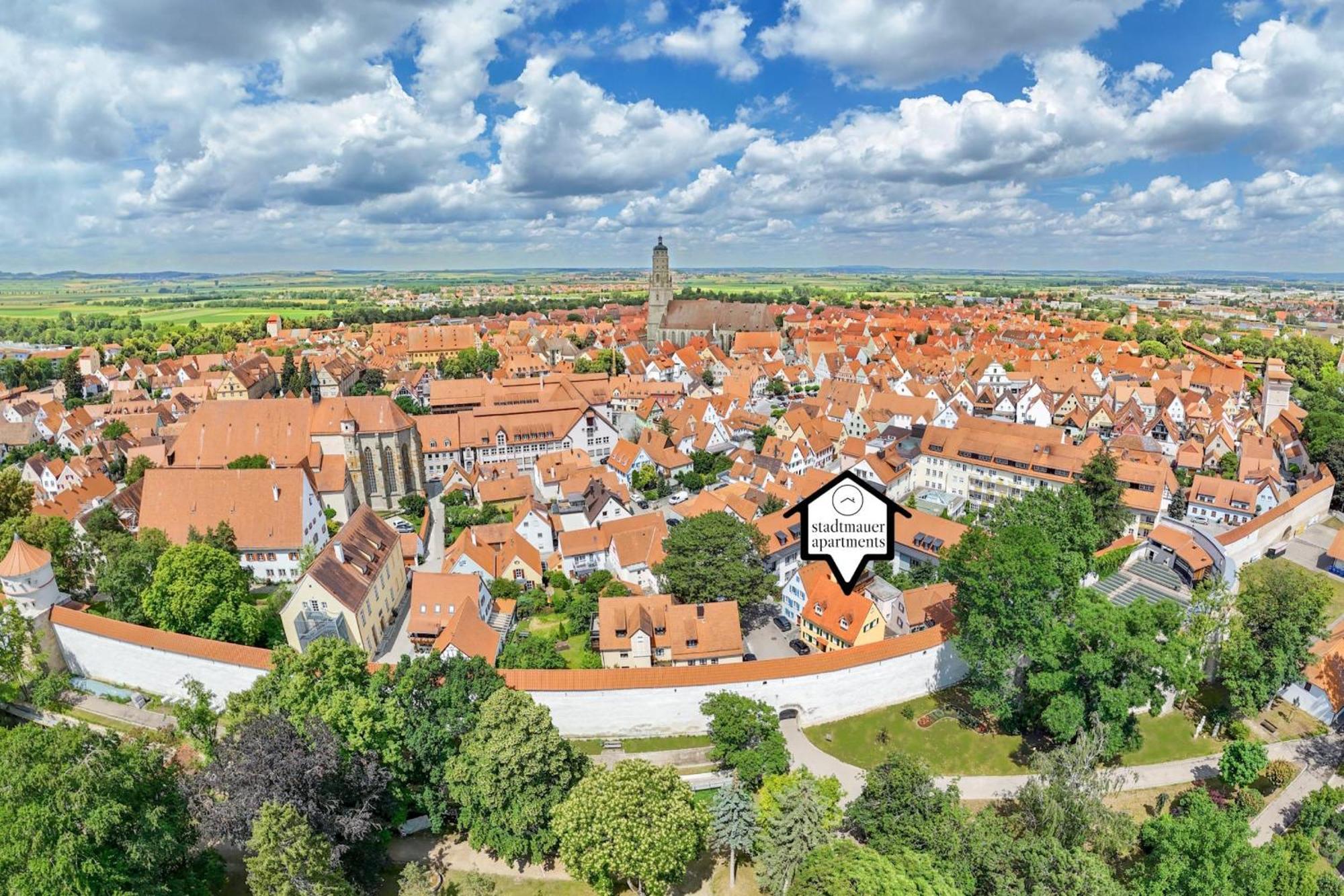 Apartment Stadtmauer - Neue Helle Direkt An Der Historischen Stadtmauer Nördlingen