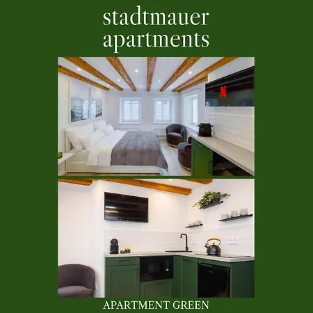 Stadtmauer Apartments - Neue Helle Studio Wohnung Direkt An Der Historischen Stadtmauer Nördlingen Exterior foto
